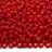 Бисер чешский PRECIOSA круглый 8/0 97070М матовый красный, серебряная линия внутри, 50г - Бисер чешский PRECIOSA круглый 8/0 97070М матовый красный, серебряная линия внутри, 50г