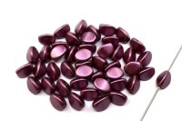 Бусины Pinch beads 5х3мм, отверстие 0,8мм, цвет 25031 бургунди, пастель, 755-112, 10г (около 117шт)