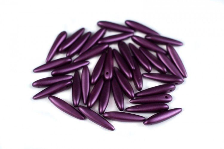 Бусины Thorn beads 5х16мм, цвет 02010/25032 фиолетовый матовый пастель, 719-035, около 10г (около 32шт) Бусины Thorn beads 5х16мм, цвет 02010/25032 фиолетовый матовый пастель, 719-035, около 10г (около 32шт)