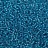Бисер японский MIYUKI круглый 15/0 #0025F капри синий, матовый, серебряная линия внутри, 10 грамм - Бисер японский MIYUKI круглый 15/0 #0025F капри синий, матовый, серебряная линия внутри, 10 грамм