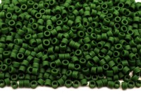 Бисер японский TOHO Treasure цилиндрический 11/0 #0047HF зеленая сосна, матовый непрозрачный, 5 грамм