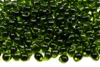 Бисер MIYUKI Drops 3,4мм #0158 оливка, прозрачный, 10 грамм