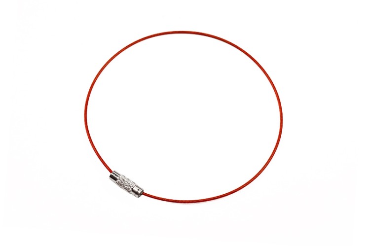 Основа для браслета 22,5см, диаметр 70мм, толщина 1мм, цвет красный, замок винт, латунь/пластик, 16-034, 1шт Основа для браслета 22,5см, диаметр 70мм, толщина 1мм, цвет красный, замок винт, латунь/пластик, 16-034, 1шт