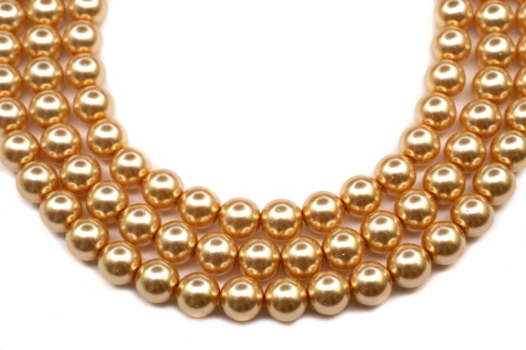 Жемчуг Preciosa Maxima, цвет gold, 6мм, 704-123, 10шт Жемчуг Preciosa Maxima, цвет gold, 6мм, 704-123, 10шт
