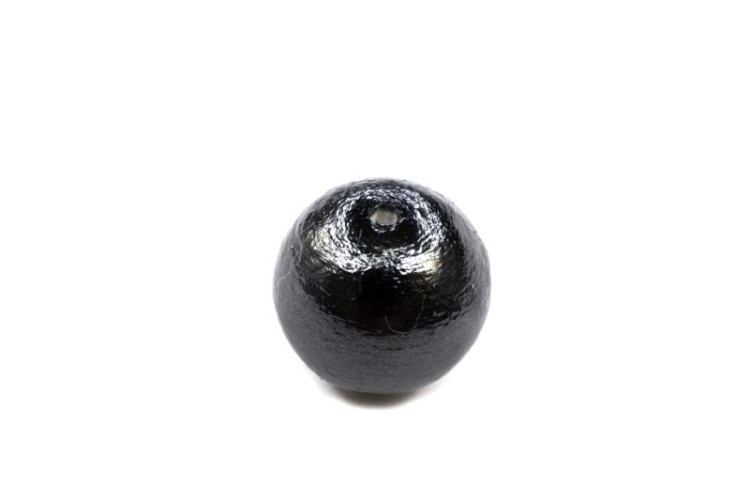 Хлопковый жемчуг Miyuki Cotton Pearl 12мм, цвет Black, 744-012, 1шт Хлопковый жемчуг Miyuki Cotton Pearl 12мм, цвет Black, 744-012, 1шт
