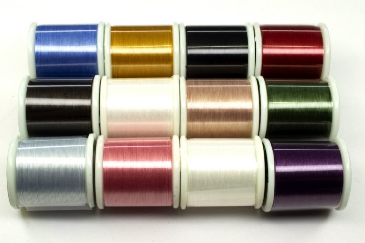 Нить для бисера K.O. Beading Thread, ассорти цветов, длина 50м, 100% нейлон, 1030-214, 1 уп (12 шт) Нить для бисера K.O. Beading Thread, ассорти цветов, длина 50м, 100% нейлон, 1030-214, 1 уп (12 шт)