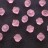 Бусины биконусы хрустальные 4мм, цвет PINK SAPPHIRE MATT, 746-131, 20шт - Бусины биконусы хрустальные 4мм, цвет PINK SAPPHIRE MATT, 746-131, 20шт