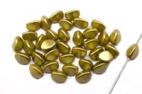 Бусины Pinch beads 5х3мм, отверстие 0,8мм, цвет 25021 оливковый, пастель, 755-111, 10г (около 117шт)