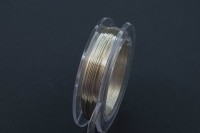 Проволока Artistic Wire 20 Ga (0,81мм), цвет Non Tarnish Silver (не темнеющий серебристый), материал: медь, покрытая серебром, 1009-025, катушка 7,62м