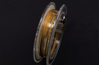 Ювелирный тросик Flex-rite 49 strand, толщина 0,35мм, цвет золотой, 24Kt Gold Plate, 1017-083, катушка 3,05м