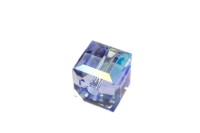 Бусина куб Swarovski 5601 #211 SHIMB 6мм Light Sapphire Shimmer B , 5601-6-211-963, 1шт
