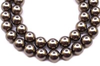 Жемчуг Preciosa Maxima, цвет dark grey, 10мм, 704-119, 5шт