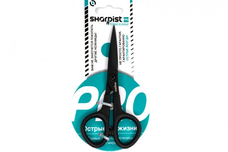 Ножницы Sharpist PRO, длина 135мм, цвет черный, сталь, 1011-004, 1шт Ножницы Sharpist PRO, длина 135мм, цвет черный, сталь, 1011-004, 1шт