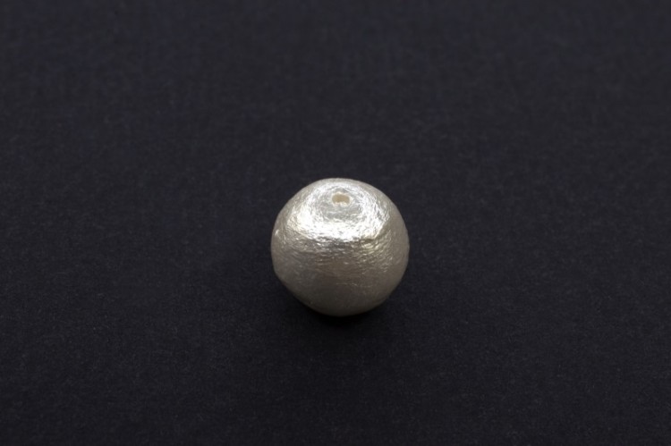 Хлопковый жемчуг Miyuki Cotton Pearl 10мм, цвет White, 744-005, 1шт Хлопковый жемчуг Miyuki Cotton Pearl 10мм, цвет White, 744-005, 1шт
