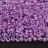 Бисер чешский PRECIOSA круглый 6/0 38628 прозрачный, сиреневая линия внутри, 50г - Бисер чешский PRECIOSA круглый 6/0 38628 прозрачный, сиреневая линия внутри, 50г