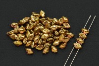 Бусины GemDuo 8х5мм, отверстие 0,8мм, цвет 00030/65526 Crystal Gleam Spread Glaze, 709-170, 10г (около 64шт)