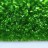 Бисер чешский PRECIOSA Богемский граненый, рубка 10/0 50120 зеленый прозрачный, около 10 грамм - Бисер чешский PRECIOSA Богемский граненый, рубка 10/0 50120 зеленый прозрачный, около 10 грамм
