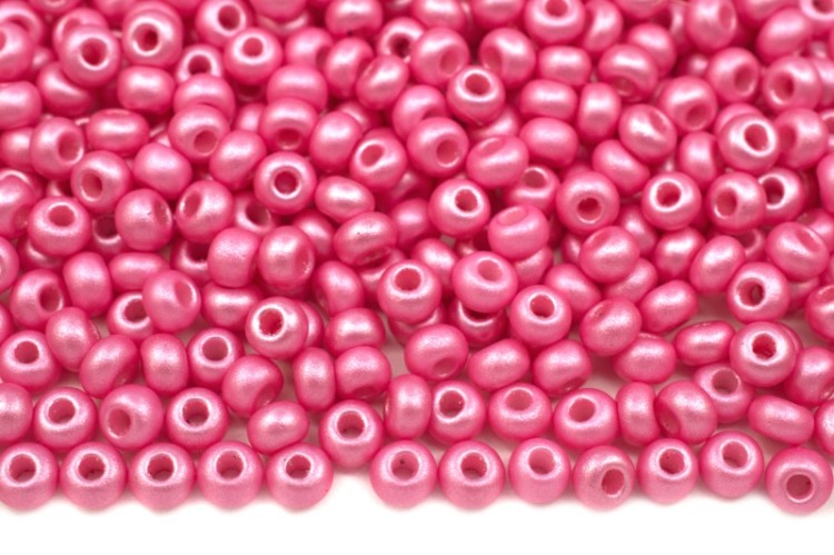 Бисер чешский PRECIOSA круглый 8/0 22010 розовый, PermaLux, 50г Бисер чешский PRECIOSA круглый 8/0 22010 розовый, PermaLux, 50г