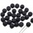 Бусины Candy beads 6мм, два отверстия 0,8мм, цвет 23980/84110 черный матовый, 705-057, 10г (около 40шт) - Бусины Candy beads 6мм, два отверстия 0,8мм, цвет 23980/84110 черный матовый, 705-057, 10г (около 40шт)