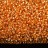 Бисер чешский PRECIOSA круглый 10/0 08289 оранжевый, серебряная линия внутри, 1 сорт, 50г - Бисер чешский PRECIOSA круглый 10/0 08289 оранжевый, серебряная линия внутри, 1 сорт, 50г