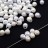 Бисер MIYUKI Drops 3,4мм #0471 белый, радужный непрозрачный, 10 грамм - Бисер MIYUKI Drops 3,4мм #0471 белый, радужный непрозрачный, 10 грамм