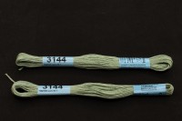 Мулине Gamma, цвет 3144 бледно-серый, хлопок, 8м, 1шт