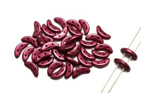 Бусины Crescent beads 10х3мм, цвет 0310-77035CR Saturated Metallic Rose, 708-042, 5г (около 40 шт)