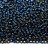 Бисер чешский PRECIOSA круглый 10/0 67100 синий, серебряная линия внутри, квадратное отверстие, 1 сорт, 50г - Бисер чешский PRECIOSA круглый 10/0 67100 синий, серебряная линия внутри, квадратное отверстие, 1 сорт, 50г