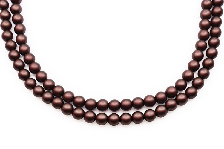 Жемчуг Preciosa, цвет 70519 матовый коричневый, 5мм, 10шт Жемчуг Preciosa, цвет 70519 матовый коричневый, 5мм, 10шт