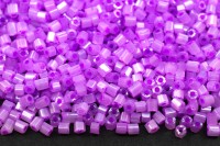 Бисер чешский PRECIOSA рубка 11/0 57128 сиреневый непрозрачный блестящий, 50г