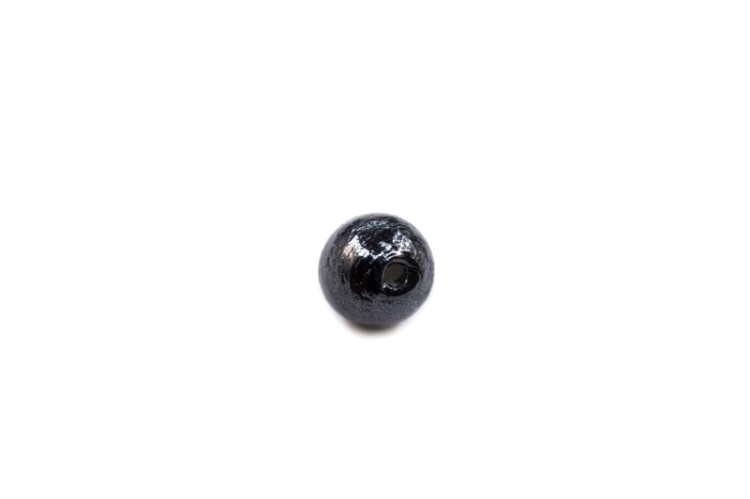 Хлопковый жемчуг Miyuki Cotton Pearl 4мм, цвет Black, 744-034, 1шт Хлопковый жемчуг Miyuki Cotton Pearl 4мм, цвет Black, 744-034, 1шт