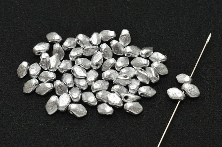 Бусины Gekko 3х5мм, отверстие 0,8мм, цвет 01700Е серебро, Etched, 724-041, 5г (около 85шт) Бусины Gekko 3х5мм, отверстие 0,8мм, цвет 01700Е серебро, Etched, 724-041, 5г (около 85шт)