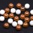 Бусины Candy beads 6мм, два отверстия 0,8мм, цвет 02010/29121 белый/абрикос, 705-056, 10г (около 40шт) - Бусины Candy beads 6мм, два отверстия 0,8мм, цвет 02010/29121 белый/абрикос, 705-056, 10г (около 40шт)