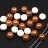 Бусины Candy beads 6мм, два отверстия 0,8мм, цвет 02010/29121 белый/абрикос, 705-056, 10г (около 40шт) - Бусины Candy beads 6мм, два отверстия 0,8мм, цвет 02010/29121 белый/абрикос, 705-056, 10г (около 40шт)