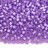 Бисер японский MIYUKI круглый 15/0 #0574 сирень, алебастр/серебряная линия внутри, 10 грамм - Бисер японский MIYUKI круглый 15/0 #0574 сирень, алебастр/серебряная линия внутри, 10 грамм