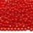 Бисер чешский PRECIOSA круглый 10/0 97070М матовый красный серебряная линия внутри, 5 грамм - Бисер чешский PRECIOSA круглый 10/0 97070М матовый красный серебряная линия внутри, 5 грамм