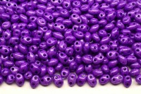 Бисер чешский PRECIOSA Twin 2,5х5мм 16328 фиолетовый непрозрачный, 50г