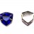 Кристалл Триллиант в оправе 12мм, цвет dark blue/серебро, стекло, 43-332, 1шт - Кристалл Триллиант в оправе 12мм, цвет dark blue/серебро, стекло, 43-332, 1шт