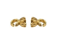 Замок с концевиками 24х10мм Elegant elements, сплав металлов, позолота, 09-054, 1 комплект