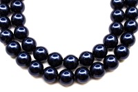 Жемчуг Preciosa Maxima, цвет dark blue, 8мм, 704-178, 10шт