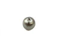 Хлопковый жемчуг Miyuki Cotton Pearl 10мм, цвет Gray, 744-007, 1шт