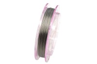 Ювелирный тросик SakuLux7 Flexy7, 0,40мм, 50м, цвет стальной, 1017-133