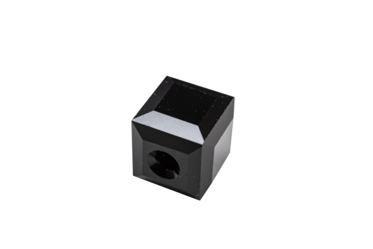 Бусина куб Swarovski 5601 #280 6мм Jet, 5601-6-280, 1шт Бусина куб Swarovski 5601 #280 6мм Jet, 5601-6-280, 1шт
