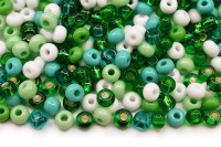 Бисер чешский PRECIOSA круглый 6/0 МИКС № 2 разноцветный, 50г