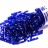 Бисер японский Miyuki Twisted Bugle 12мм #1711 темный кобальт, прозрачный, 10 грамм - Бисер японский Miyuki Twisted Bugle 12мм #1711 темный кобальт, прозрачный, 10 грамм