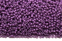 Бисер японский MIYUKI круглый 15/0 #4489 фиолетовый, непрозрачный Duracoat, 10 грамм