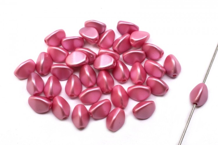 Бусины Pinch beads 5х3мм, отверстие 0,8мм, цвет 25008 розовый, пастель, 755-108, 10г (около 117шт) Бусины Pinch beads 5х3мм, отверстие 0,8мм, цвет 25008 розовый, пастель, 755-108, 10г (около 117шт)