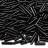Бисер японский Miyuki Slender Bugle 1,3х6мм #0401-R черный, непрозрачный, около 13 грамм - Бисер японский Miyuki Slender Bugle 1,3х6мм #0401-R черный, непрозрачный, около 13 грамм