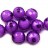ОПТ Бусины акриловые круглые граненые 12мм, отверстие 2мм, цвет фиолетовый, 531-022, 500 грамм - ОПТ Бусины акриловые круглые граненые 12мм, отверстие 2мм, цвет фиолетовый, 531-022, 500 грамм