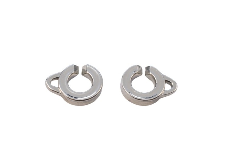 Замок на 1 нить 9х17мм Elegant elements, сплав металлов, родий, 09-053, 1 комплект Замок на 1 нить 9х17мм Elegant elements, сплав металлов, родий, 09-053, 1 комплект